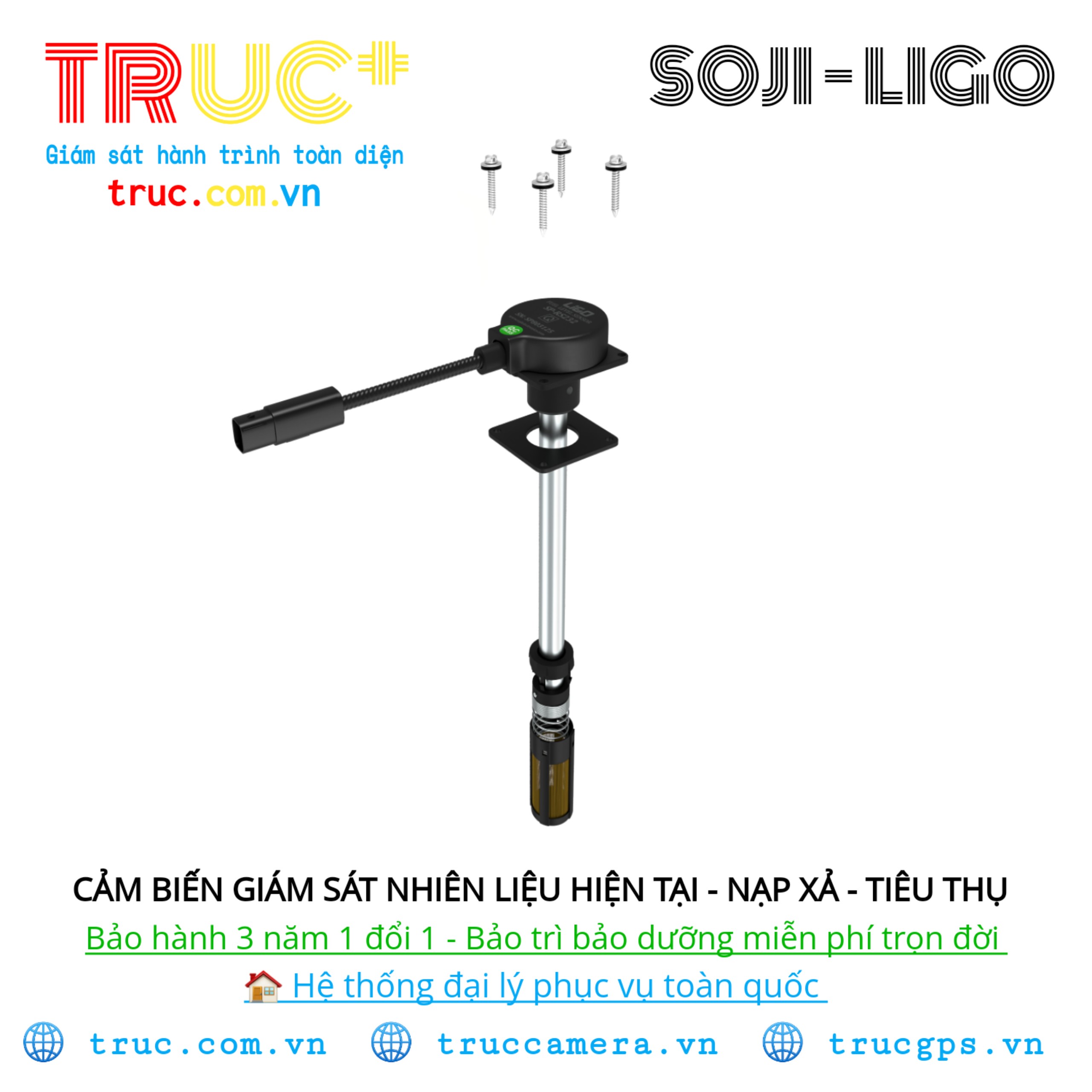 LIGO SOJI R232 | Cảm Biến Giám Sát Nhiên Liệu Hiện Tại - Nạp Xả - Tiêu Thụ