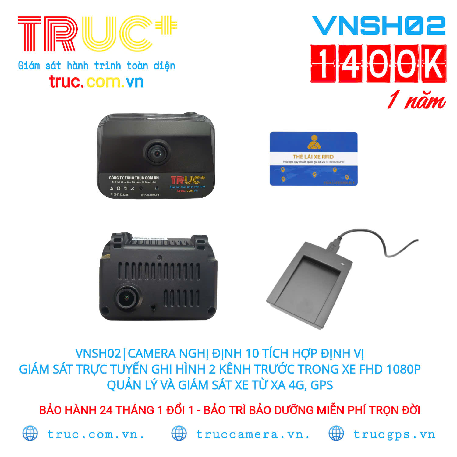 VNSH02 | Camera Nghị Định 10 Giám Sát Hành Trình Trực Tuyến Xe Đầu Kéo Xe Khách Xe Cứ Hộ Xe Cứu Thương Cảm Biến Giám Sát Nhiên Liệu