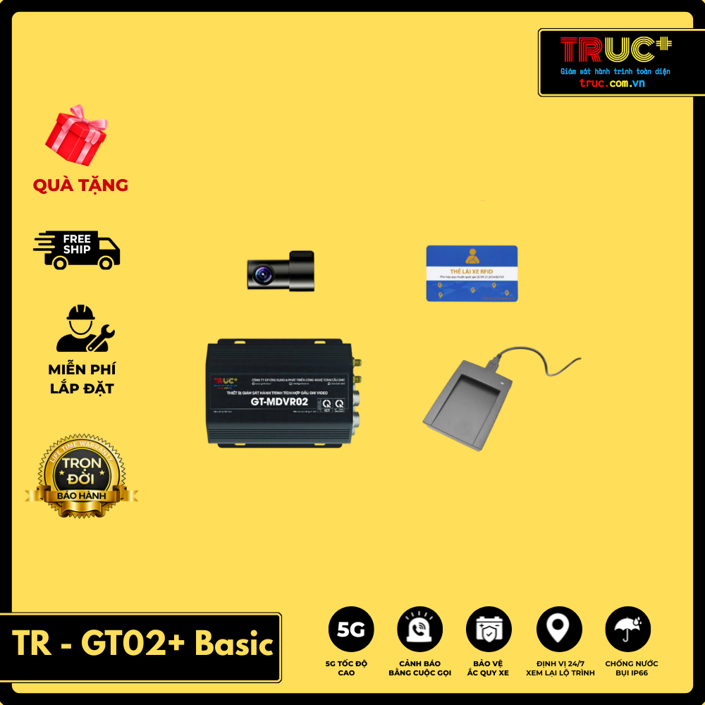 TR - GT02+ Basic | Camera Nghị Định 10 Quy Chuẩn QCVN06:2025/BCA Mới