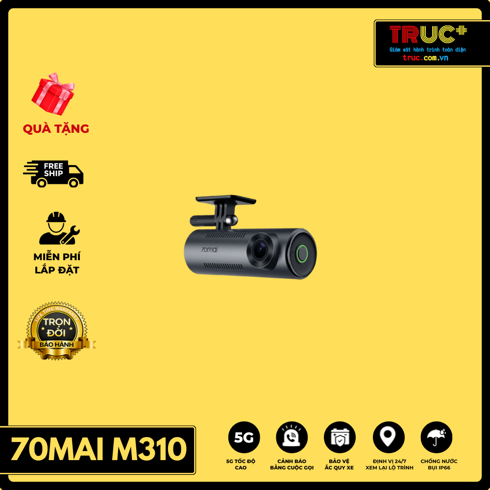 70MAI M310 | Camera hành trình giá rẻ nhỏ gọn độ phân giải FHD