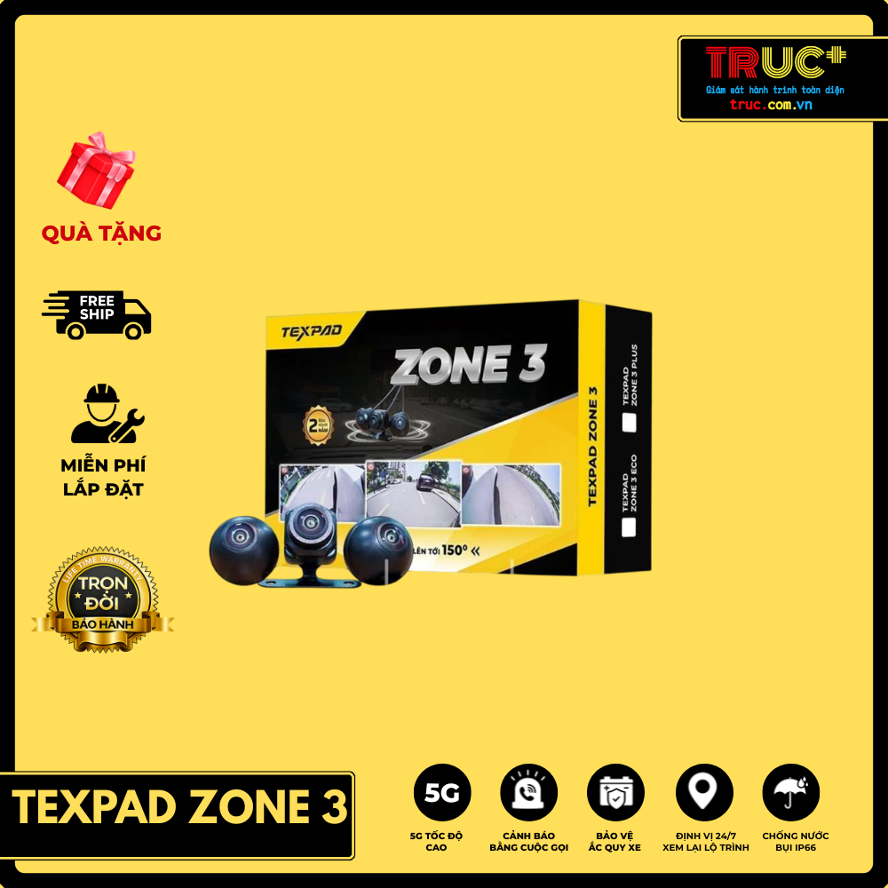 TEXPAD ZONE 3 Camera Hỗ Trợ Lái Xe An Toàn