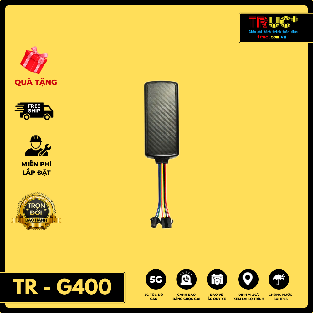TR - G400 | Định Vị Ôtô Xe Máy Xe Điện Xe Chuyên Dụng