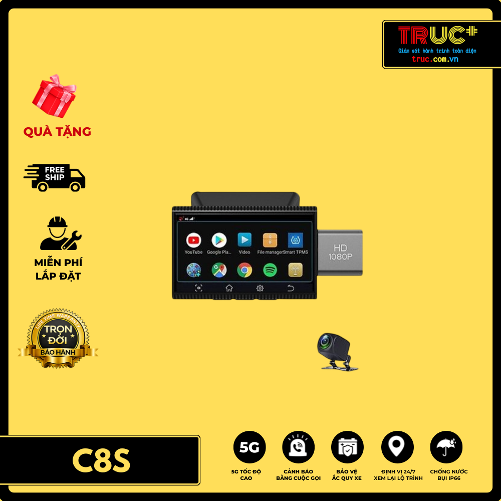 C8S | Camera hành trình giám sát trực tuyến